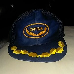 Vintage snapback trucker "captain hat"